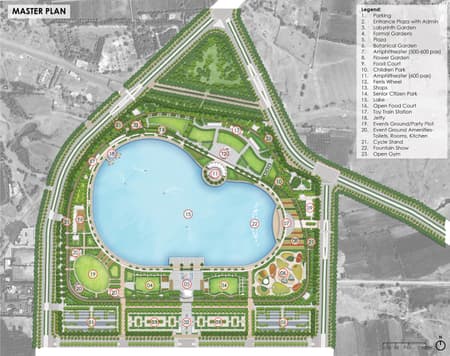 Atal Sarovar at Rajkot Smart City